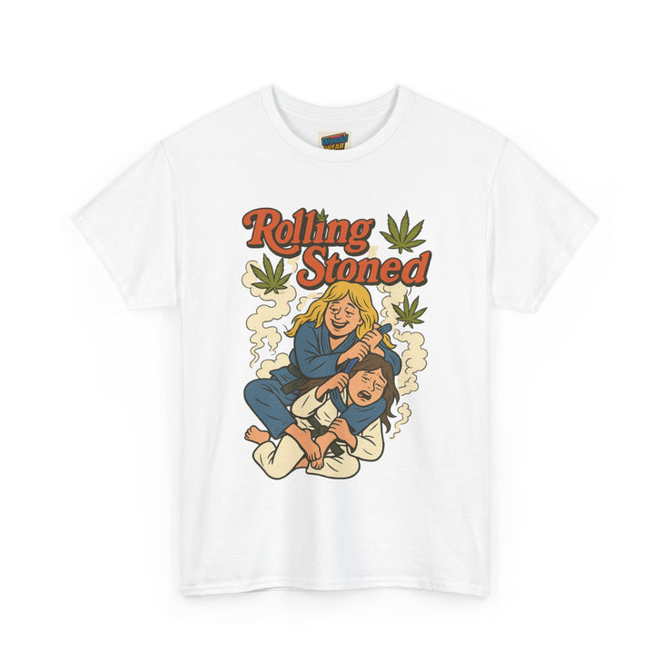 Ladies Retro Rolling Stoned Unisex BJJ/Jiujitsu Tee