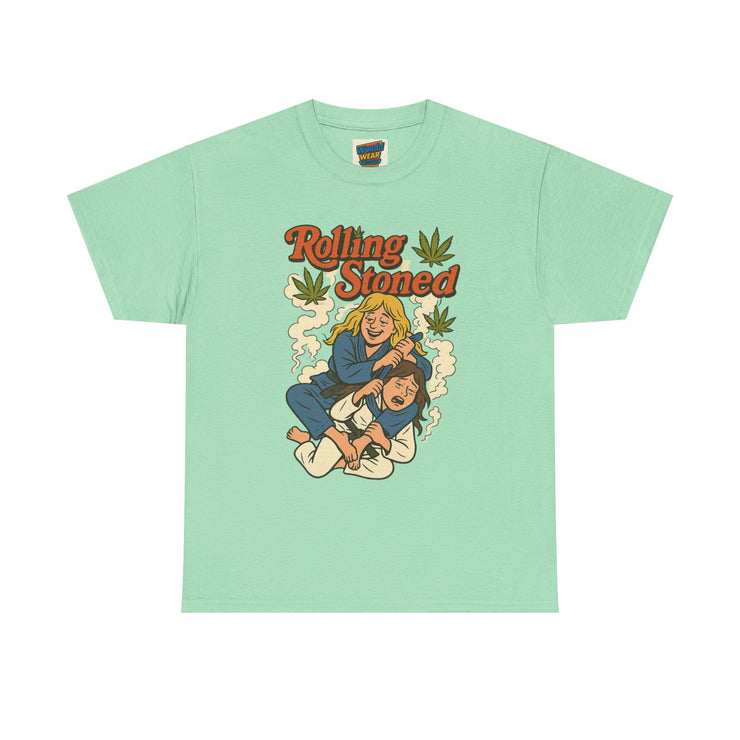Ladies Retro Rolling Stoned Unisex BJJ/Jiujitsu Tee