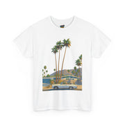 Retro Beach Vibes Unisex Heavy Cotton Tee