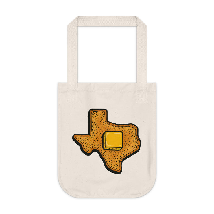 ‘Texas Toast’  Organic Canvas Tote Bag
