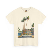 Retro Beach Vibes Unisex Heavy Cotton Tee
