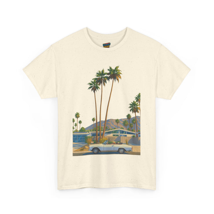 Retro Beach Vibes Unisex Heavy Cotton Tee