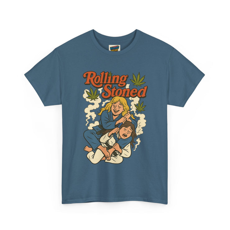 Ladies Retro Rolling Stoned Unisex BJJ/Jiujitsu Tee