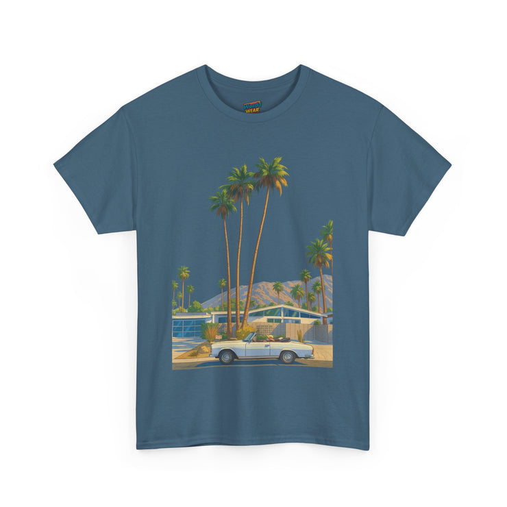 Retro Beach Vibes Unisex Heavy Cotton Tee