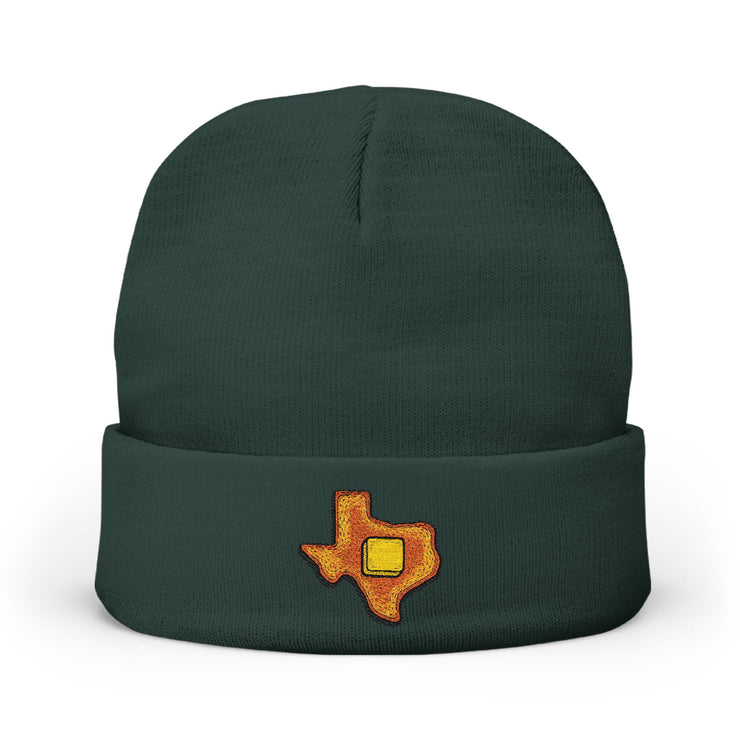 Texas Toast Embroidery Beanie