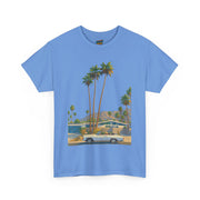 Retro Beach Vibes Unisex Heavy Cotton Tee
