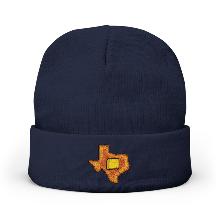 Texas Toast Embroidery Beanie
