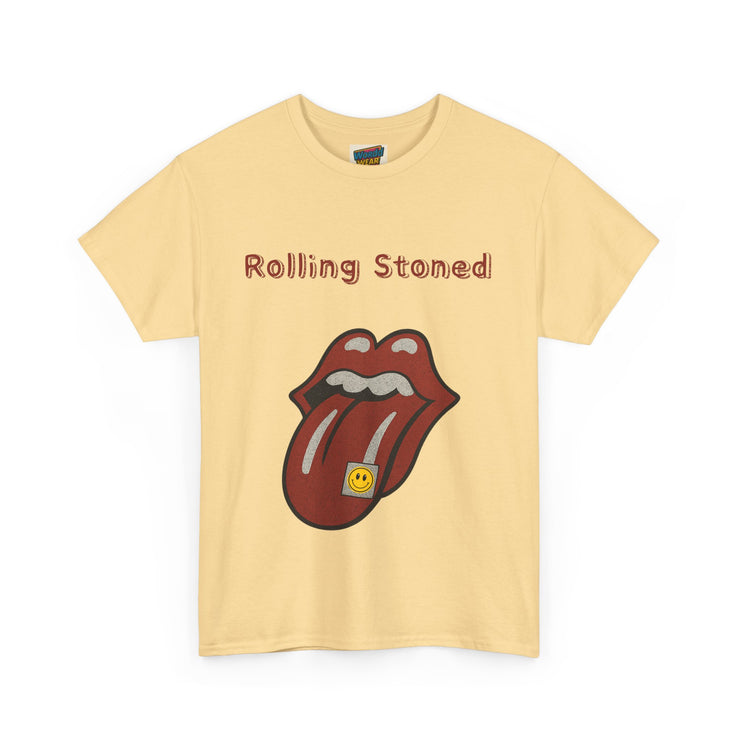 Rolling Stoned Graphic Tee – Vintage Style Unisex T-Shirt