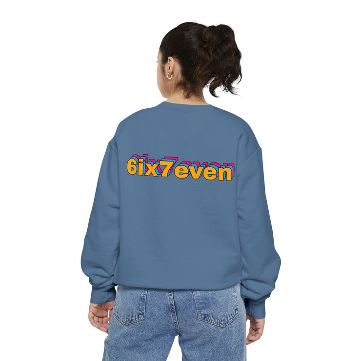 Colorful '6ix7even' Unisex Sweatshirt – Cozy Streetwear Essential