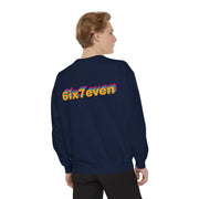 Colorful '6ix7even' Unisex Sweatshirt – Cozy Streetwear Essential