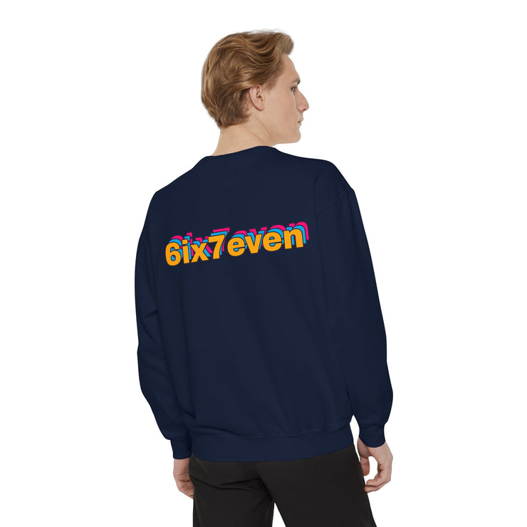 Colorful '6ix7even' Unisex Sweatshirt – Cozy Streetwear Essential