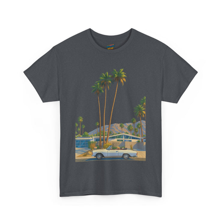 Retro Beach Vibes Unisex Heavy Cotton Tee