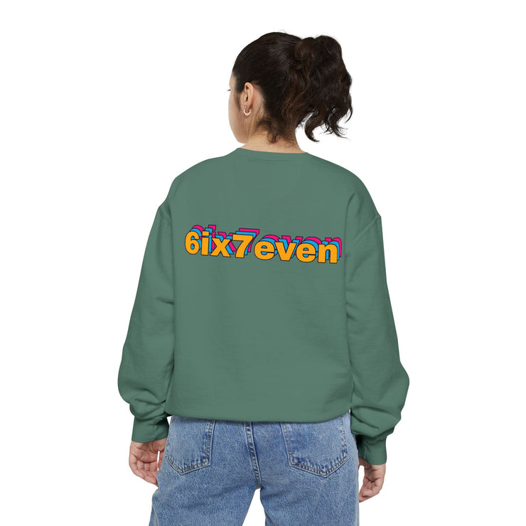 Colorful '6ix7even' Unisex Sweatshirt – Cozy Streetwear Essential