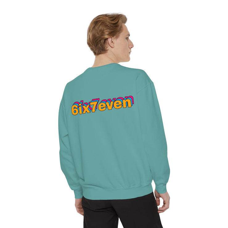 Colorful '6ix7even' Unisex Sweatshirt – Cozy Streetwear Essential