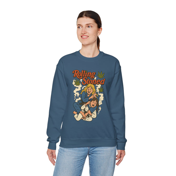 Womens 'Rolling Stoned' BJJ/Jiujitsu sweater