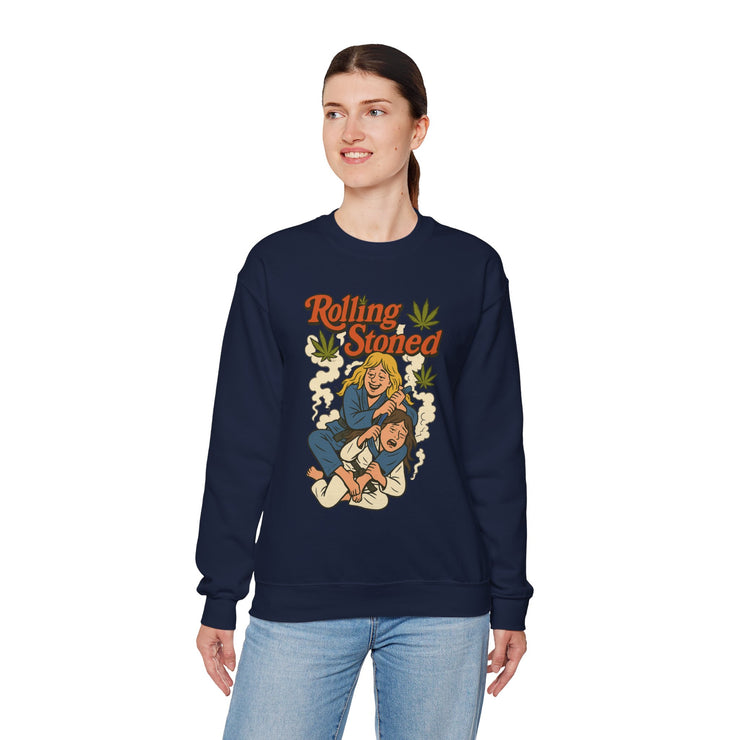 Womens 'Rolling Stoned' BJJ/Jiujitsu sweater