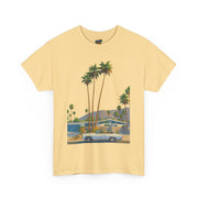 Retro Beach Vibes Unisex Heavy Cotton Tee