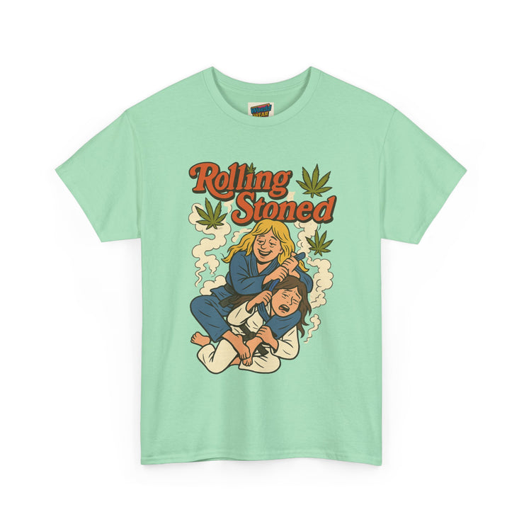 Ladies Retro Rolling Stoned Unisex BJJ/Jiujitsu Tee