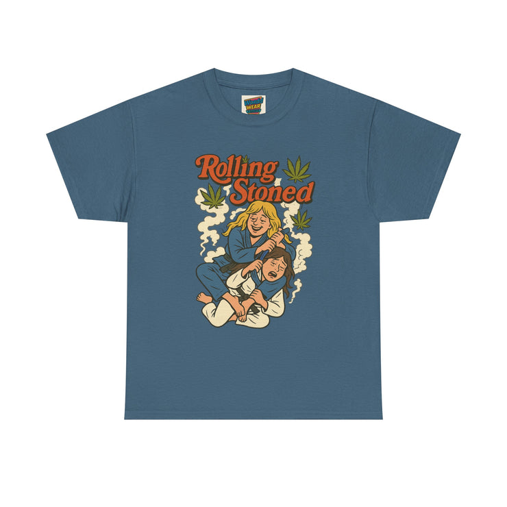 Ladies Retro Rolling Stoned Unisex BJJ/Jiujitsu Tee