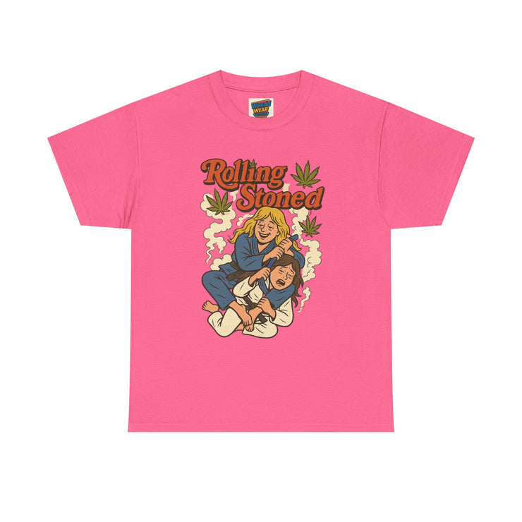 Ladies Retro Rolling Stoned Unisex BJJ/Jiujitsu Tee