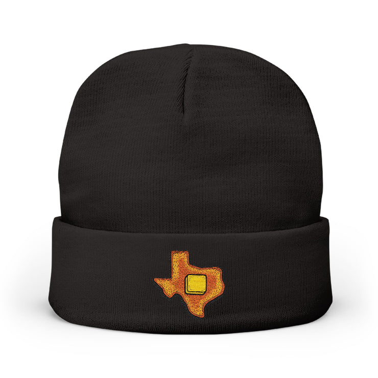 Texas Toast Embroidery Beanie