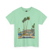 Retro Beach Vibes Unisex Heavy Cotton Tee