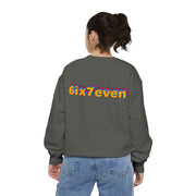 Colorful '6ix7even' Unisex Sweatshirt – Cozy Streetwear Essential