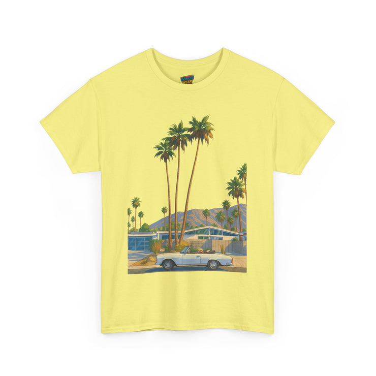 Retro Beach Vibes Unisex Heavy Cotton Tee