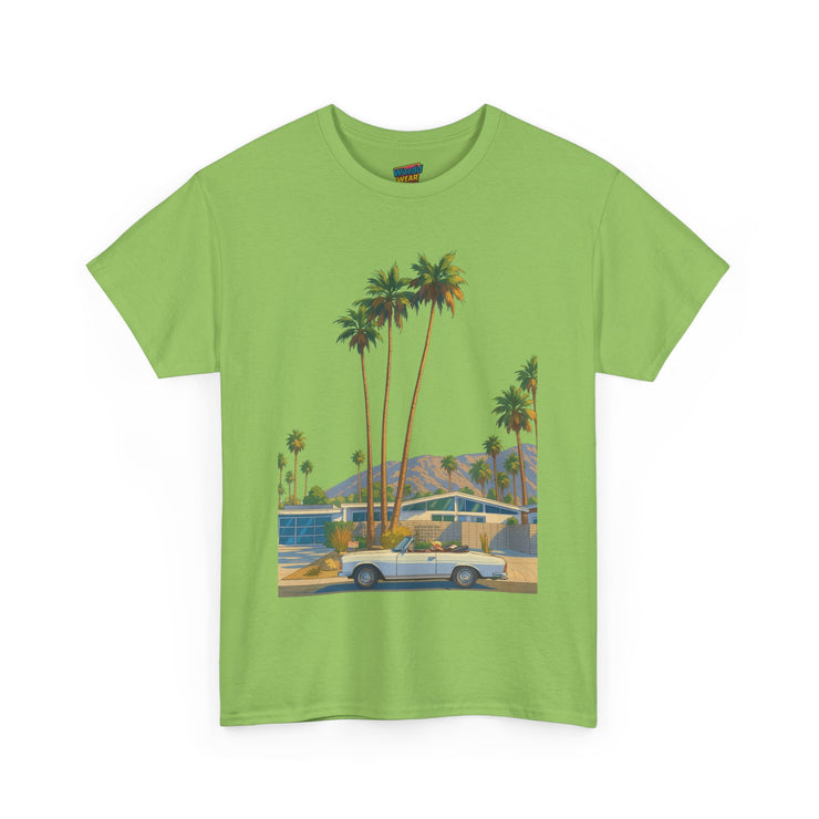 Retro Beach Vibes Unisex Heavy Cotton Tee