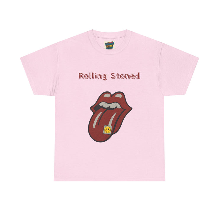 Pink Vintage Rolling Stoned graphic tee, unisex retro style t-shirt for men and women 