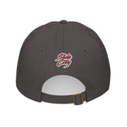 Dark gray cap with 'Slide City' logo on a white background
