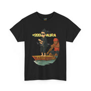 Aura Farming +9999 unisex t-shirt featuring Gen Z and Gen Alpha slang, streetwear fashion tee for stacking aura, confidence, and drip.