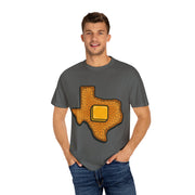 Graphite  Texas Toast Shaped Graphic Unisex Tshirt