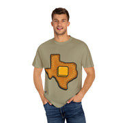 Khaki Texas Toast Shaped Graphic Unisex Tshirt