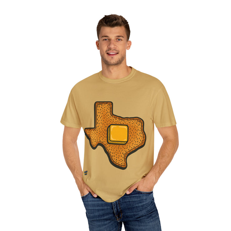 Mustard Texas Toast Shaped Graphic Unisex Tshirt