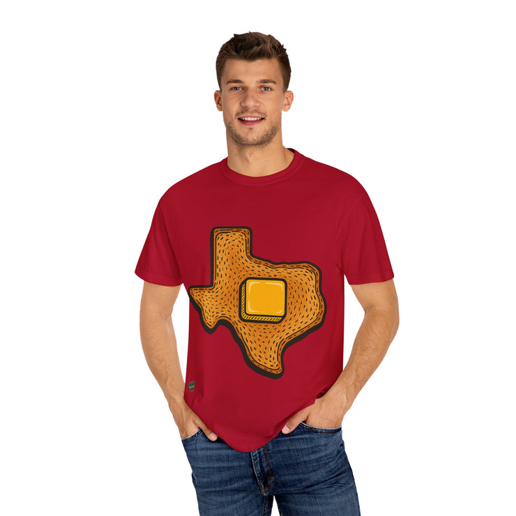 Red Texas Toast Shaped Graphic Unisex Tshirt