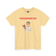 Unisex vintage-style shooting sports t-shirt – Triggernometry statement shirt